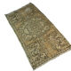 Vintage turkish pastel mini rug 91x 51 cm