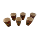 6 Vintage vallauris ceramic orangeade cups
