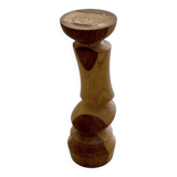 Wooden candle holder