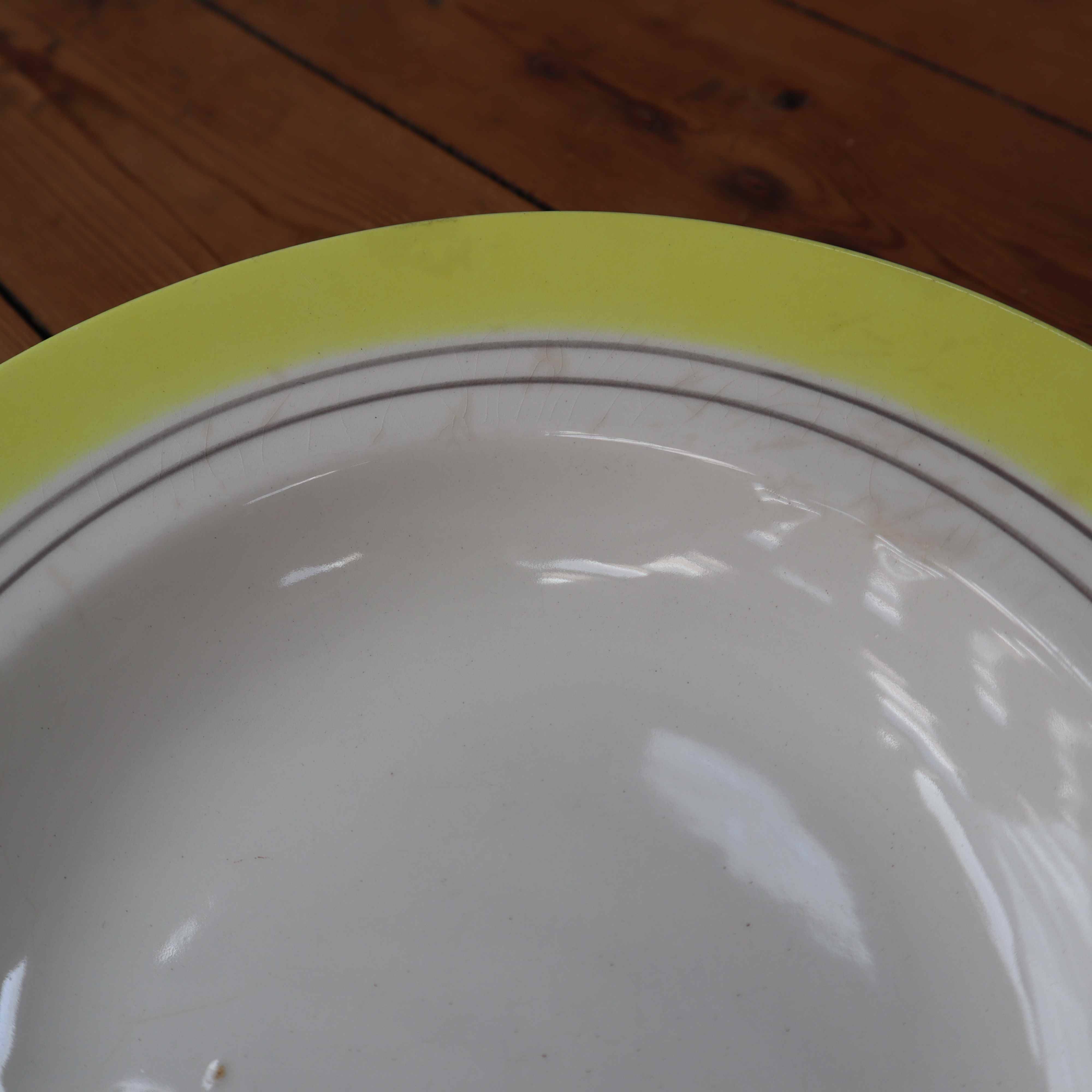 5 vintage deep plates from Primefleur Françoise