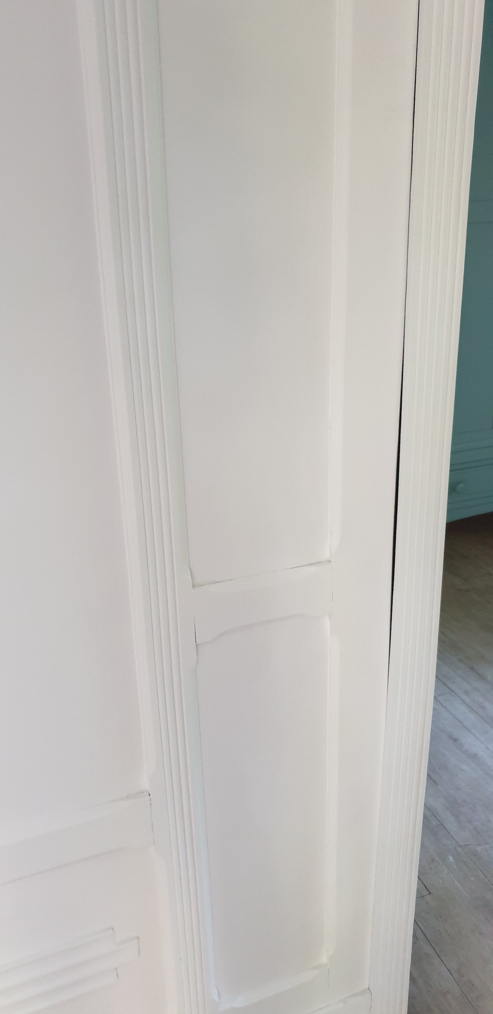 White Parisian wardrobe