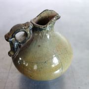 2 vases vintage en céramique vernissée, Grèce