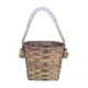 Basket or bag to put or hang leather, rope, brass and rattan