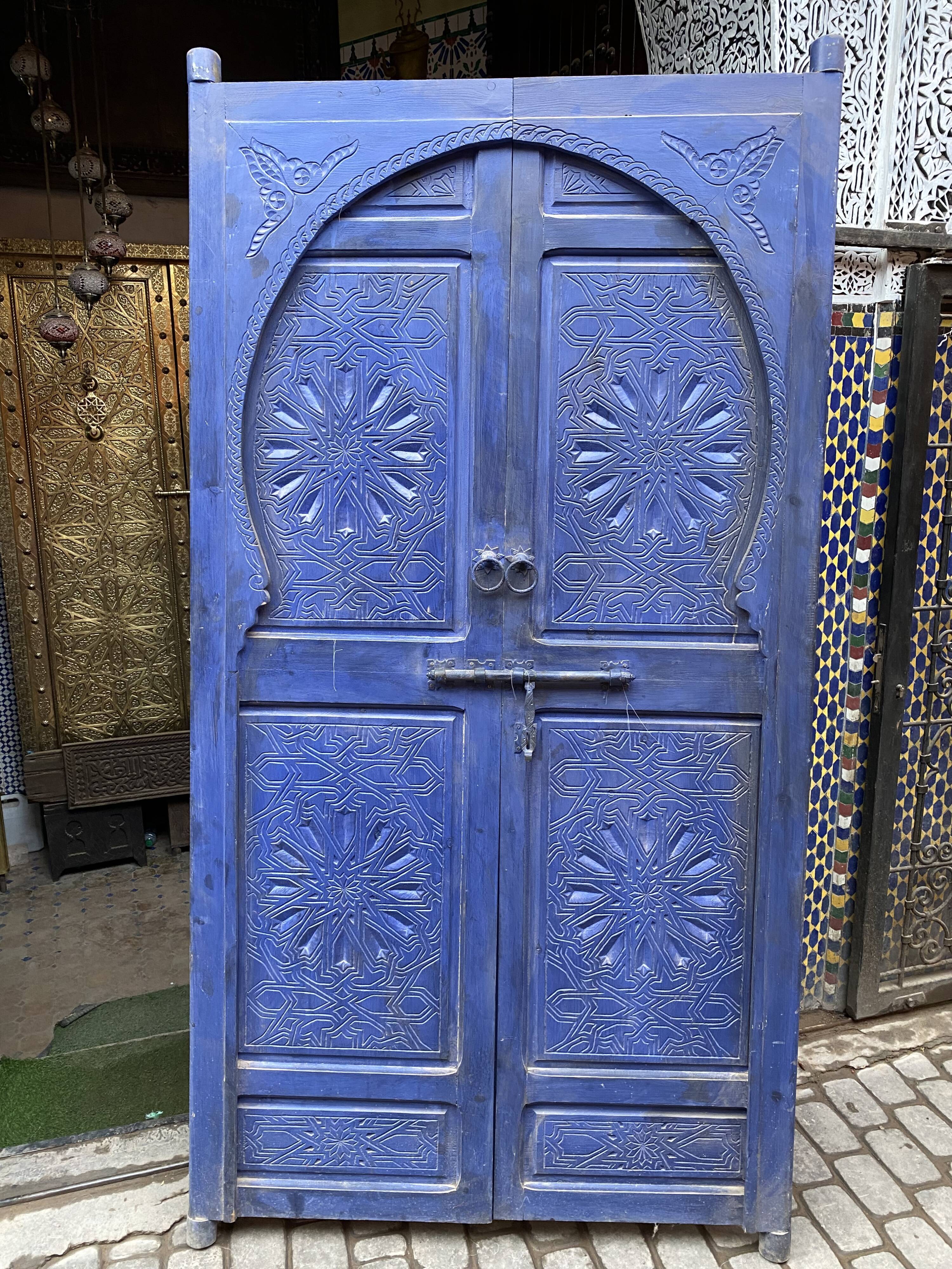 Blue door
