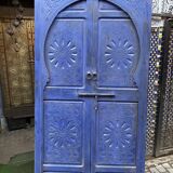 Porte bleu