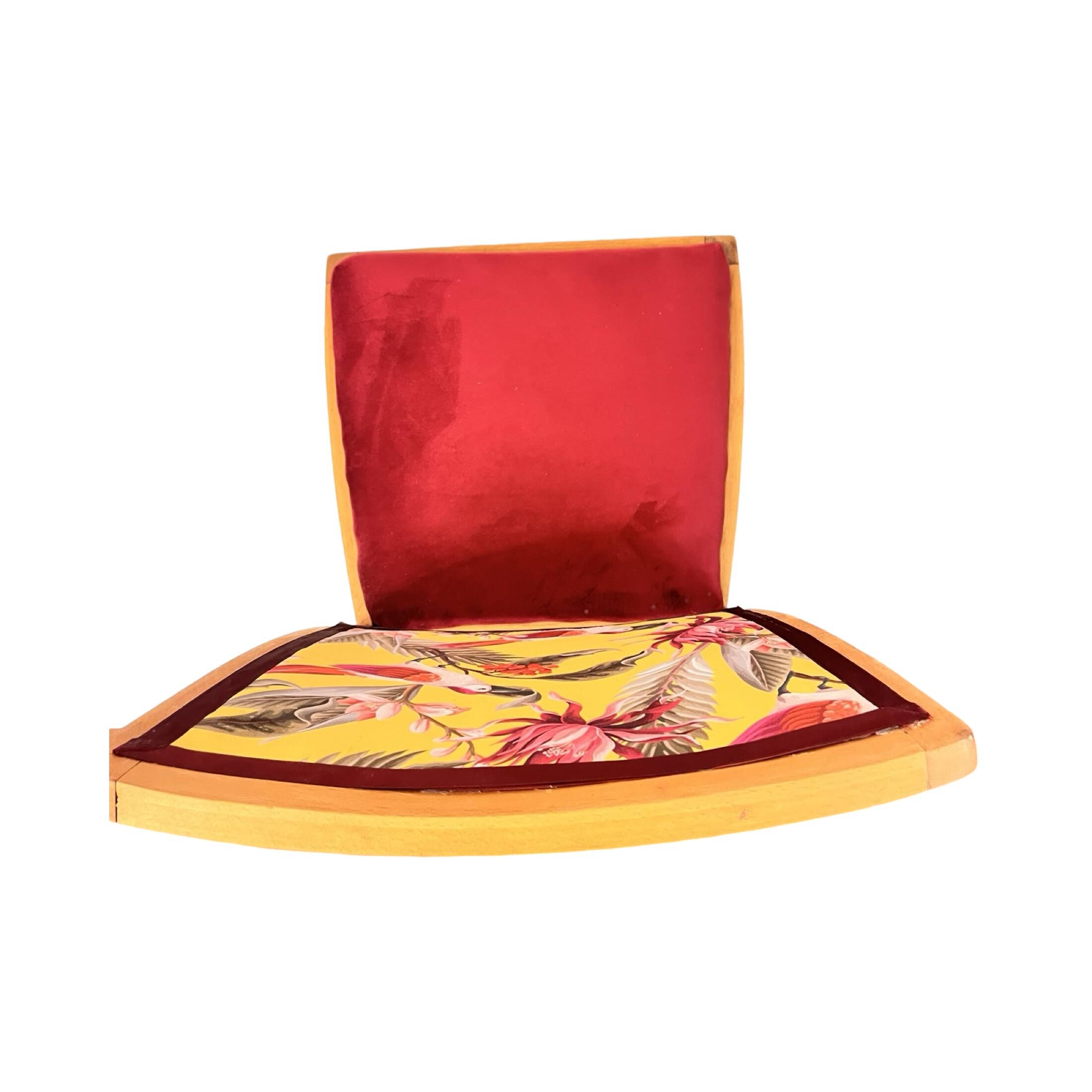 Upholstered chair, after renovation, Poland, 1950s