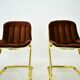 Midcentury set of four dining chairs, italy, 1970s