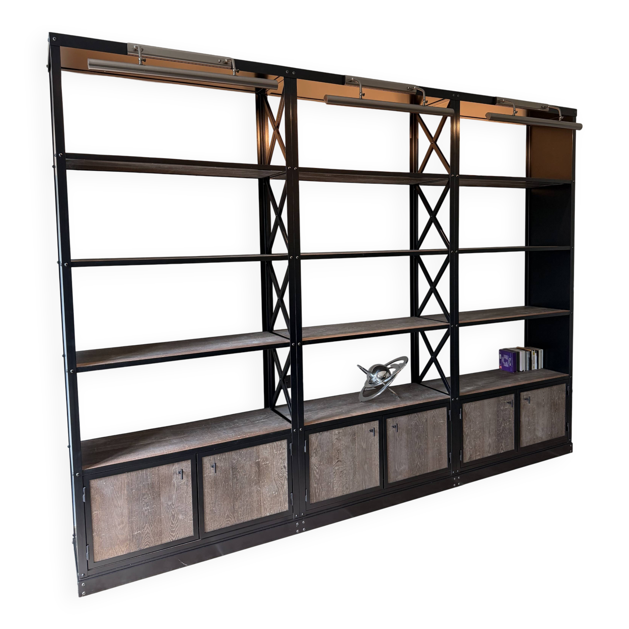 Industrial style library