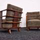 Lajos Kozma, importants fauteuils Art Déco de Budapest Werkstatte, années 1930