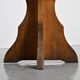 Pair of solid pine side tables, French Alps, circa 1970.