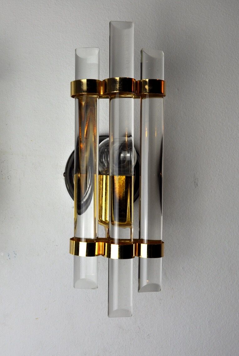 Venini glass wall lamp, Italy, 1970