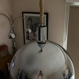 Chrome suspension light fixture 1960