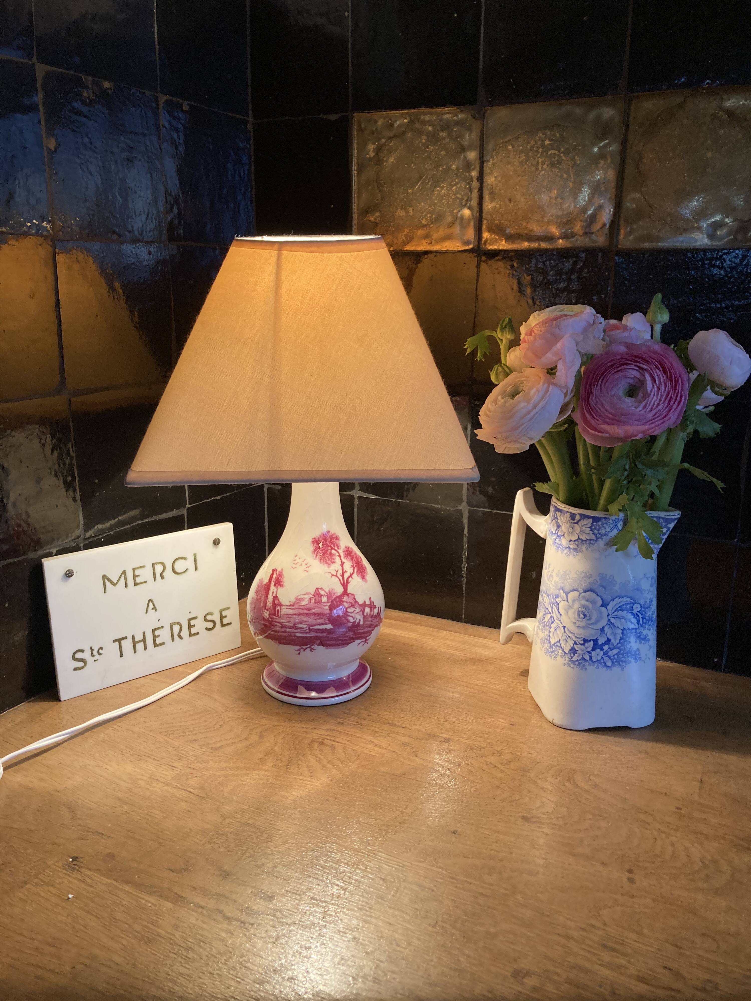 Pair of bedside lamps