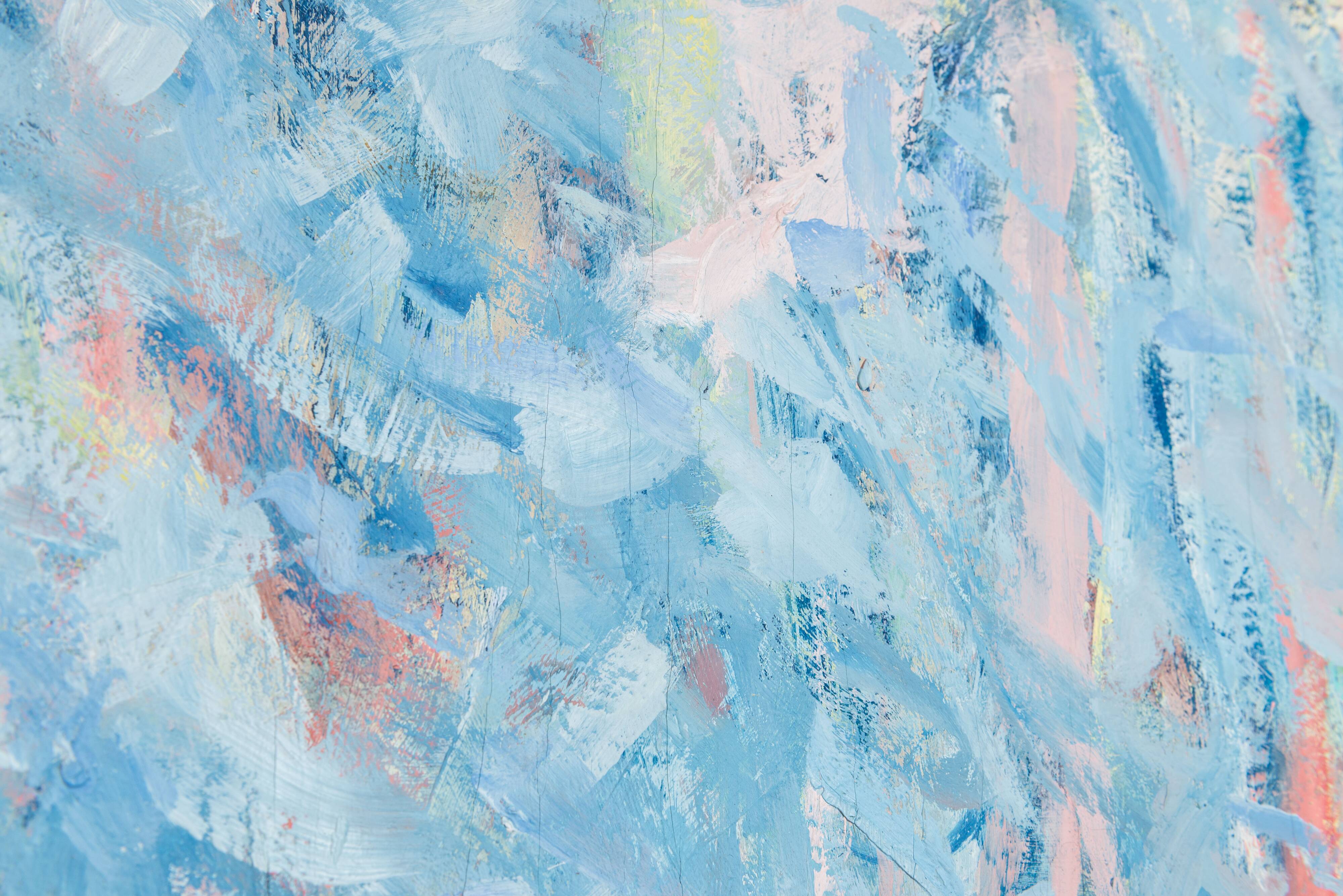 Unique extra large abstract painting