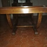 Art deco style dining room table and 6 chairs