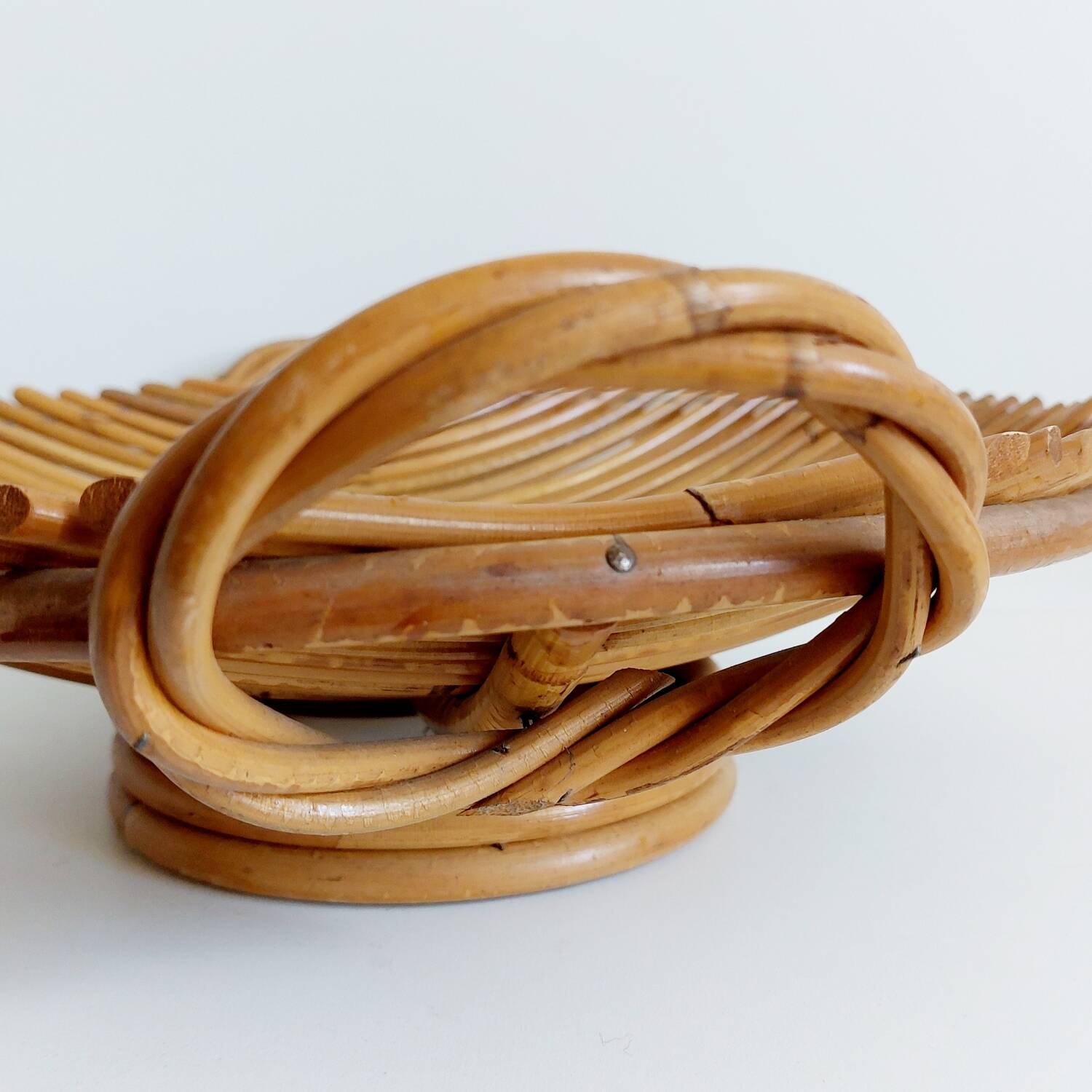 Vintage bamboo basket