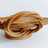 Vintage bamboo basket