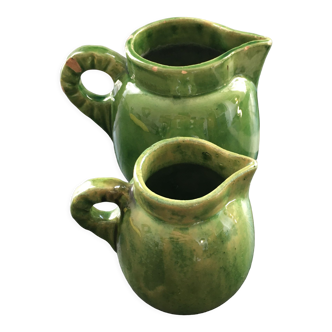 Pair of Provençal pitchers