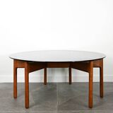 Table Basse en Verre & Teck Grete Jalk