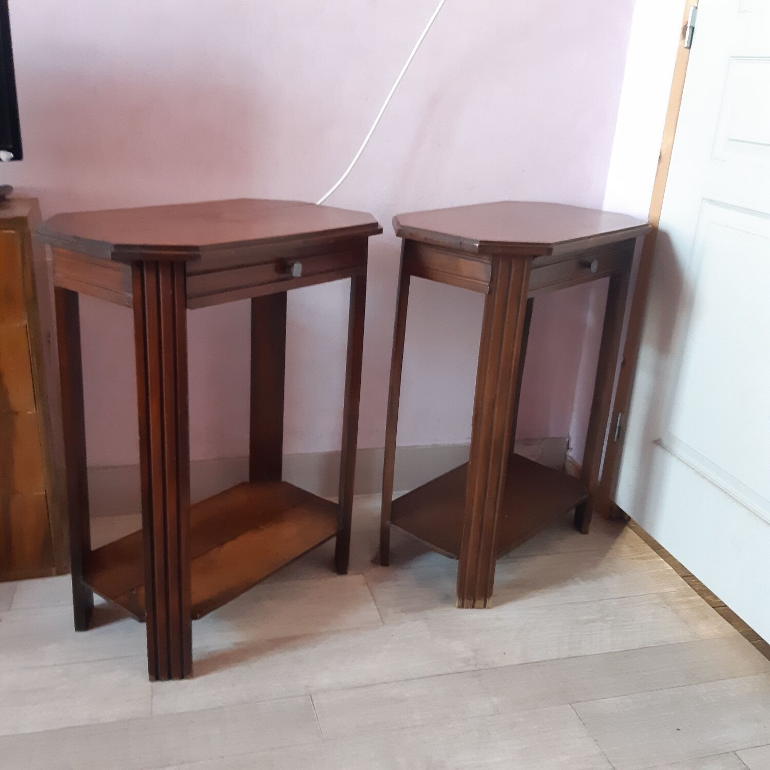 Pair of bedside tables or side table