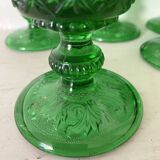 Baroque style stemmed glasses