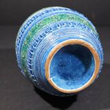 Vintage Bitossi Rimini Blue Vase by Aldo Londi