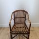 Fauteuil en rotin vintage enfant