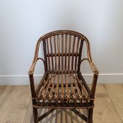 Fauteuil en rotin vintage enfant
