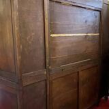 Renaissance bookcase in solid carved walnut circa 1850