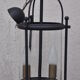 Pair of vintage black lanterns