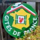 Former enamelled plate Gites de France double face