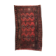 Carpet old saddle made turkmen hand 97 x 162 cm