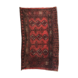 Carpet old saddle made turkmen hand 97 x 162 cm