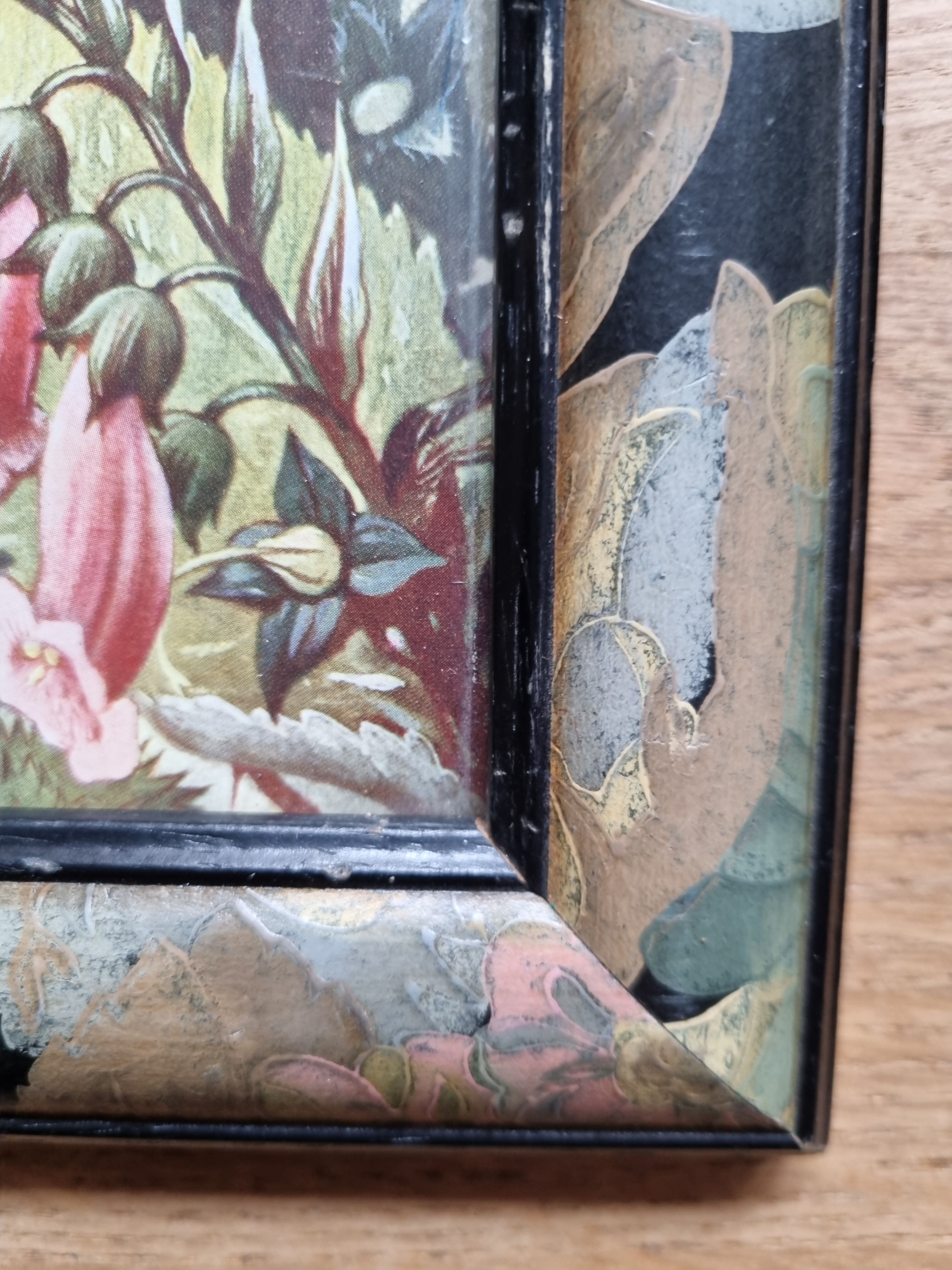 Paire de cadres art deco plantes médicinales