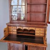 Library, mahogany secretary, mid-19th century
