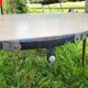 Ensemble table et duo chaises pliantes camping vintage 1970