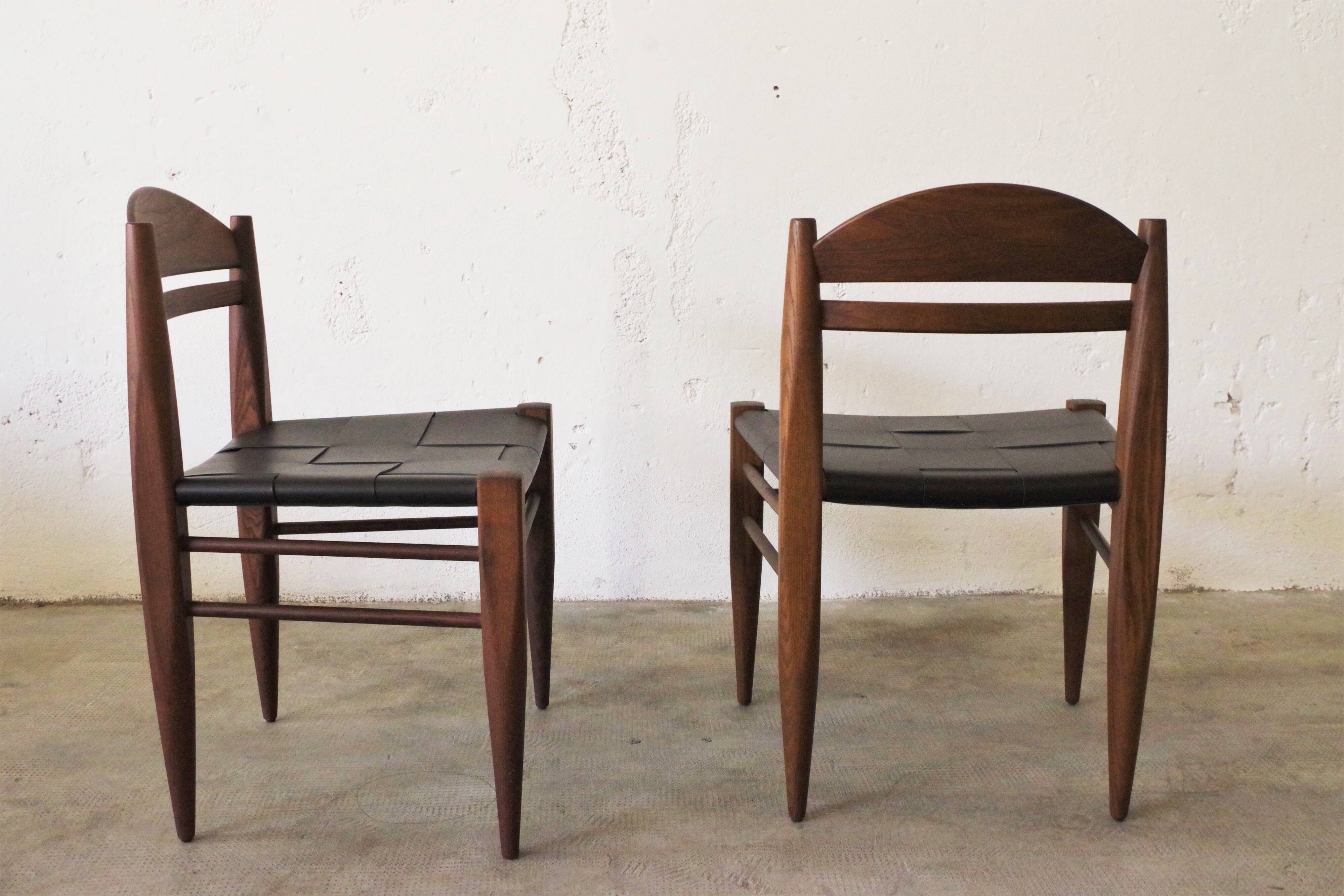 Biliani Dining Room Chairs, 1900s, Set of 2