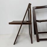 Set of 3  wooden folding chairs, 1960’s