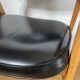 Scandinavian armchair by Erik Kirkegaard in oak and leather, 1960s.