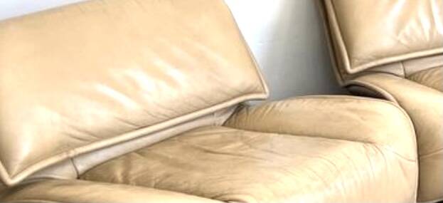 Cassina modular leather sofa