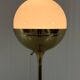 Vereinigte Werkstätten München brass & glass globe floor lamp 1960’s