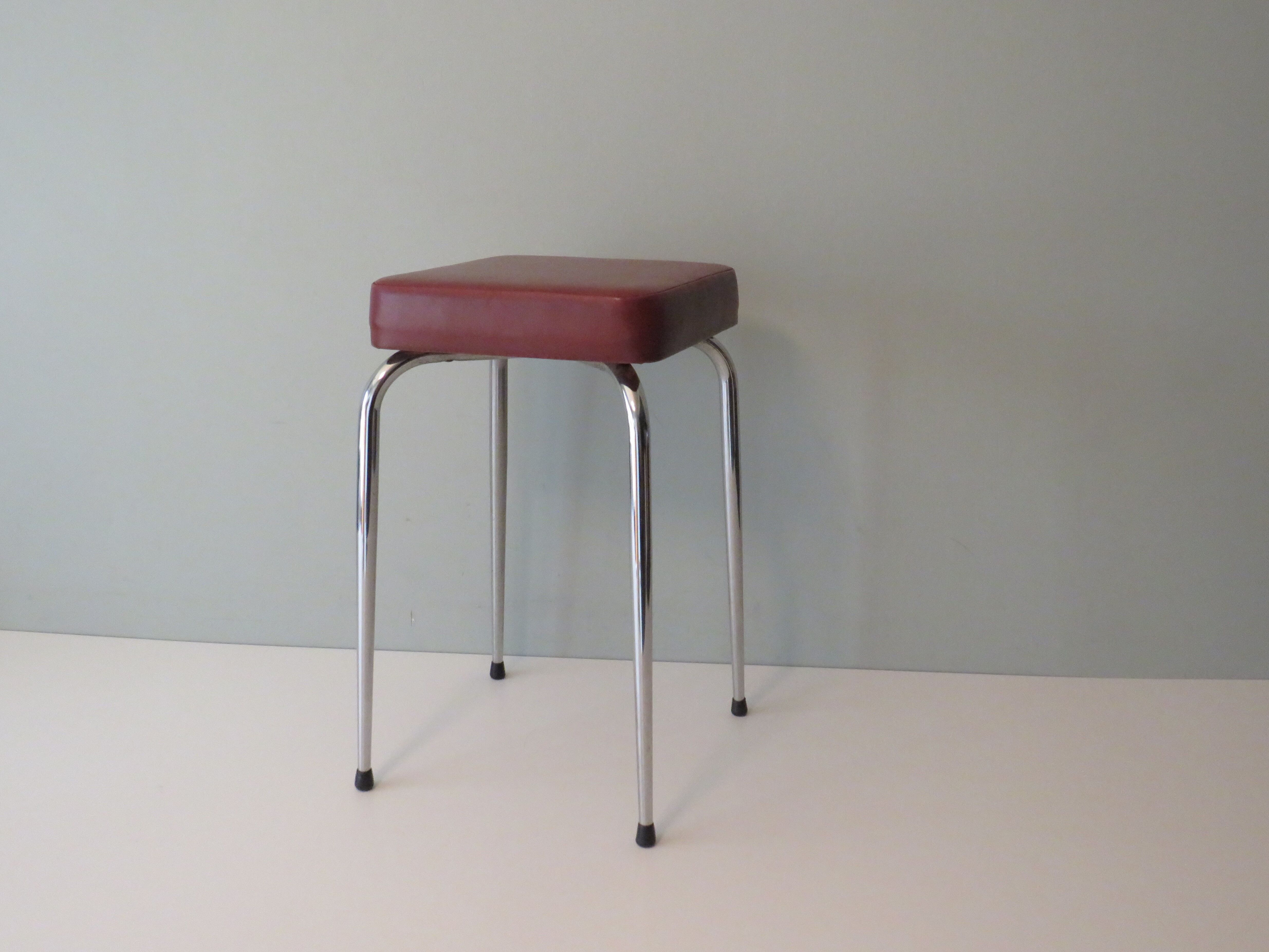 Vintage stool, Poelux Belgium 1960