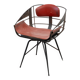 1950's French steel desk chair