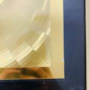 70's golden holographic painting