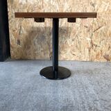 Ancienne table de bistrot pied fonte noir