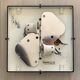 ERCO 2xE27 vintage glass ceiling light