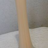 Small vintage pink satin sand glass soliflore