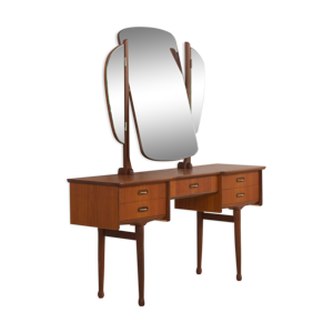 coiffeuse en teck scandinave