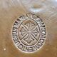 Empty ceramic sun pocket signed Jesus mariq