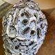 Vintage ceramic shell lamp signed Vallauris